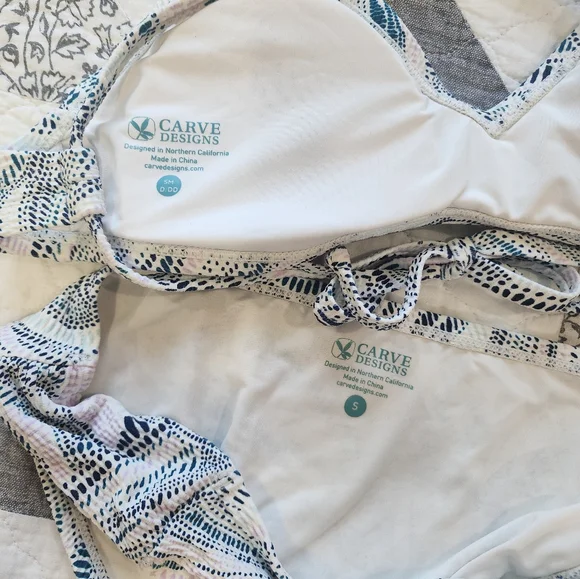 Carve Designs Cardiff Bikini Set - Small NEW - Picture 9 of 10